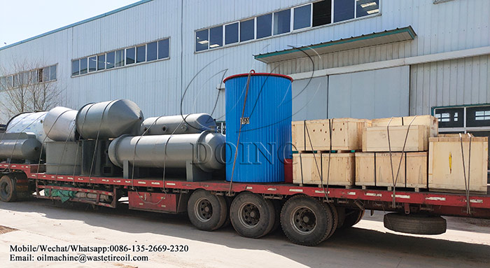 waste plastic oil refining equipment