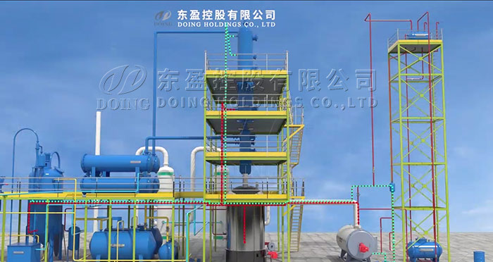 waste oil distillation machine