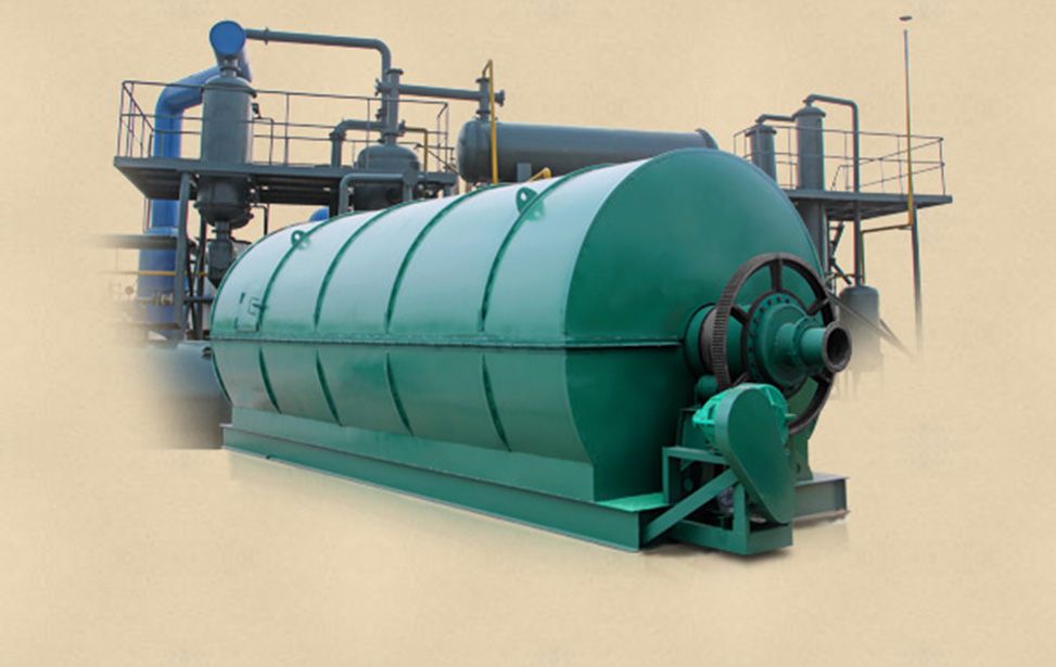 Waste plastic recycling to fuel oil plant