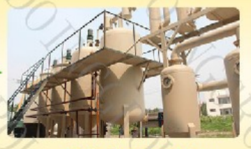 Waste oil to diesel distillation plant