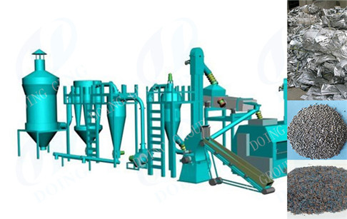 aluminum recycling machine