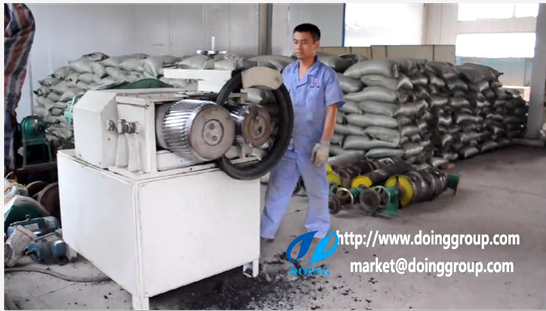 Tire steel wire rolling separator running 