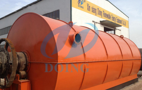 waste tyre to oil pyrolysis plant 