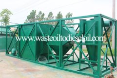 Waste plastics to yellow fuel oil pyrolysis machines to Italia