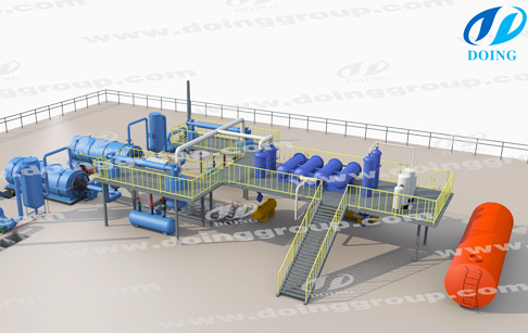 pyrolysis plant 3Ddrawing