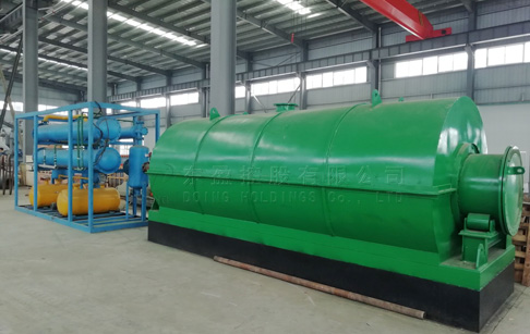 100Kg waste plastic pyrolysis plant delivered to Rio, Brazil