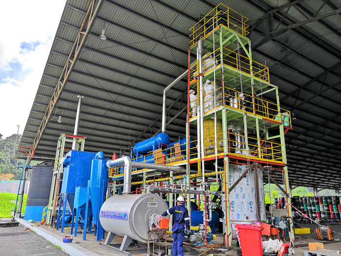 waste oil distillation plant