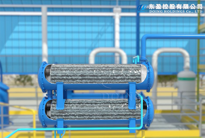 Waste oil distillation machine